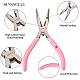 SUNNYCLUE 3pcs Jewelry Pliers Tool Set Professional Precision Pliers for DIY jewelry making - Side Cutting Pliers PT-SC0001-13-5