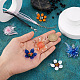 Набор для изготовления ожерелья с цветами и бабочками своими руками DIY-KS0001-34-6