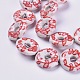 Chapelets de perles en porcelaine manuelle PORC-L033-026-2