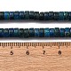 Крашеные бусы из натуральной императорской яшмы G-L624-I08-3x6mm-5
