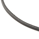 DIYレザーチョーカーコードネックレス作り  304つのステンレス鋼チェーンエクステンダー付き  ブラック  13.78インチ（35cm）  0.3cm NJEW-JN03822-4