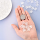 100pcs perles acryliques transparentes TACR-YW0001-20-4