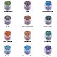 PandaHall Elite 1 Set 24 color 12/0 Round Glass Seed Beads SEED-PH0009-02-4