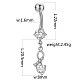 Bijoux piercing AJEW-EE0006-55A-P-2
