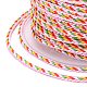 Cordón trenzado de nailon decorativo multicolor NWIR-Z003-E19-3