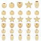 Hobbiesay 100 pièces 5 style rack placage perles en laiton KK-HY0001-71-1