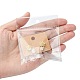 50Pcs Rectangle Kraft Paper Earring Display Card with Hanging Hole CDIS-CJ0001-05-4