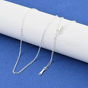 Латунные кабельные цепи ожерелья NJEW-U008-06S