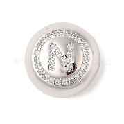 Подвески из латуни и кубического циркония KK-Z047-07P-N-RS