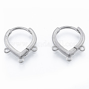 Фурнитура для сережек-колец из нержавеющей стали 304 STAS-N092-193