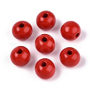 Круглые бусины из натурального дерева схима WOOD-A018-12mm-07