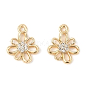 Латунные микро проложить кубического циркония подвески KK-R219-15G