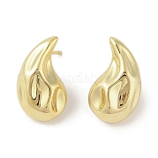 Серьги-гвоздики из латуни для женщин EJEW-Q772-03B-G