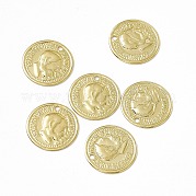 Подвески из латуни с французскими монетами KK-C007-11G