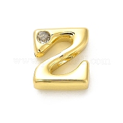 Стойки обшивки латунь кубического циркония бусы KK-L210-008G-Z