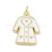 Подвески из латуни с эмалью в стойку KK-B065-18G-01