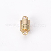 Brass Magnetic Clasps with Loops KK-Q765-007-NF