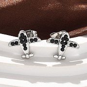 Серьги-гвоздики из нержавеющей стали 304 EJEW-F361-09P