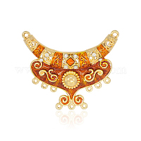 Золотой тон сплава эмали люстра соединения ENAM-J261-05G