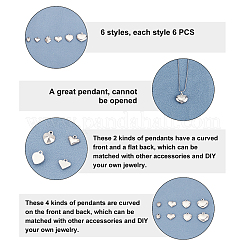 36 шт. 6 подвески из нержавеющей стали 304&nbsp;STAS-UN0024-76