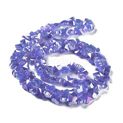 Гальванические нити стеклянных бусин-бабочек EGLA-A036-08A-AB05