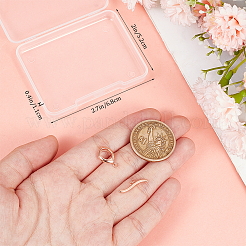 1 шт. 925 застежки-тоггл из стерлингового серебра STER-BBC0007-51RG