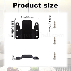 Staffa di montaggio in ferro con viti&nbsp;FIND-WH0366-483
