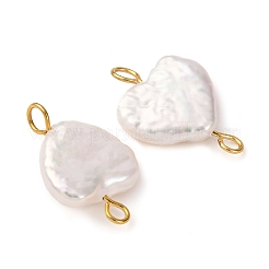 Подвески-сердечки из натурального барочного жемчуга Кеши PALLOY-JF04206-02