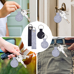 20 llavero de poliéster de 4 estilos&nbsp;KEYC-SP0001-63