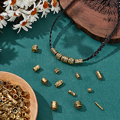 120шт. 10 стиля наборов бусин из сплава в тибетском стиле TIBEB-HY0001-10AG