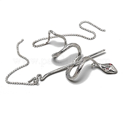 Булавка для волос из змеиного сплава со стразами PW-WG87173-01