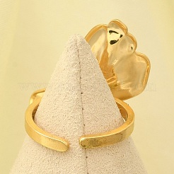 Открытая манжета из нержавеющей стали 304 для женщин&nbsp;LS-RJEW-B109-02G-03