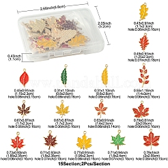 30 шт. 15 стиля подвески из сплава и эмали на тему Дня благодарения&nbsp;ENAM-FS0002-01