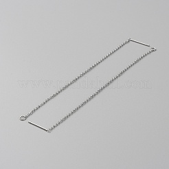 Фурнитура для сережек-гвоздиков из нержавеющей стали 304&nbsp;STAS-WH0001-18D-P