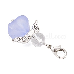 Акриловые подвески в форме сердца ангела HJEW-JM03566-02