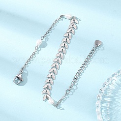 Браслеты из натурального культивированного пресноводного жемчуга BJEW-JB12857-02