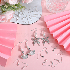 100 шт. крючки для сережек из нержавеющей стали 304 STAS-SC0006-40