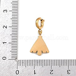 Подвесные украшения из эмали из нержавеющей стали 304 STAS-L304-02G