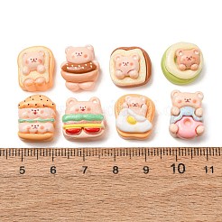 Cabochon in resina opaca a tema orso&nbsp;RE-CBA6DF0-03