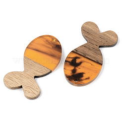 Подвески из смолы и ореха&nbsp;RESI-S389-053A-A01