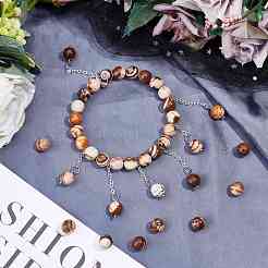 Естественно австралийский агат круглый шарик нити G-AR0003-19