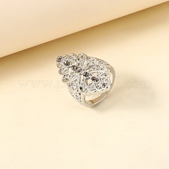 Кольца из сплава и страз FS-WG284EB-02