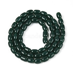 Chapelets de perles en verre opaques&nbsp;GLAA-T028-14P-05
