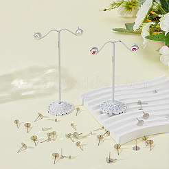 Латунь сеттинги серьга&nbsp;KK-FH0006-38