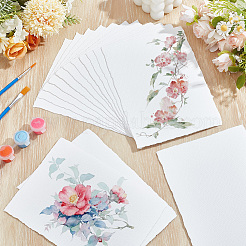 25 papier aquarelle en pâte de bois&nbsp;AJEW-SP0006-18B