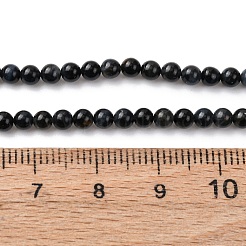 Натуральный голубой тигровый глаз бисер нитей G-Z116-A08-3mm