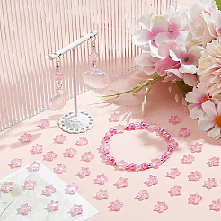 300шт экологически чистые прозрачные акриловые бусины&nbsp;OACR-SC0001-68A