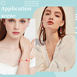 50 шт. 5-х цветные резные бусины из синтетического коралла&nbsp;CORA-SC0001-12