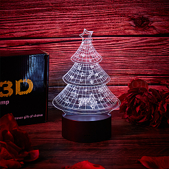 Lampe de visualisation créative acrylique 3d&nbsp;DJEW-WH0010-58