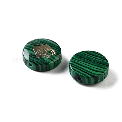 Perline di malachite sintetiche&nbsp;G-F775-D04